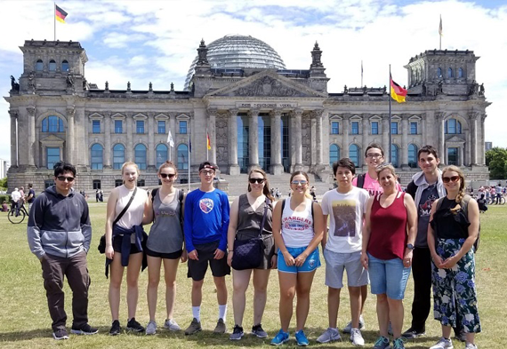 Group of students in Germany